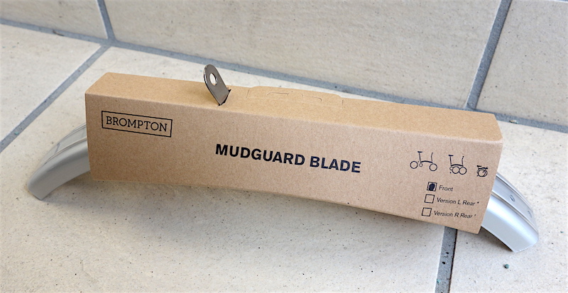 Brompton MUDGUARD BLADE package