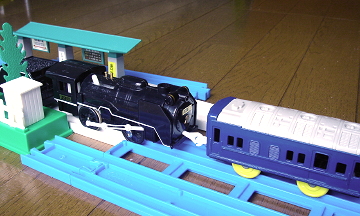 プラレールD51の改造 機関車に連結器
