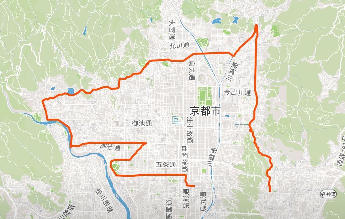 京都ドッグライド 完走後の軌跡