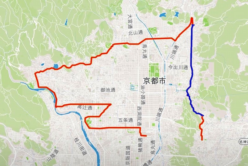 京都GPSアート ポタリング